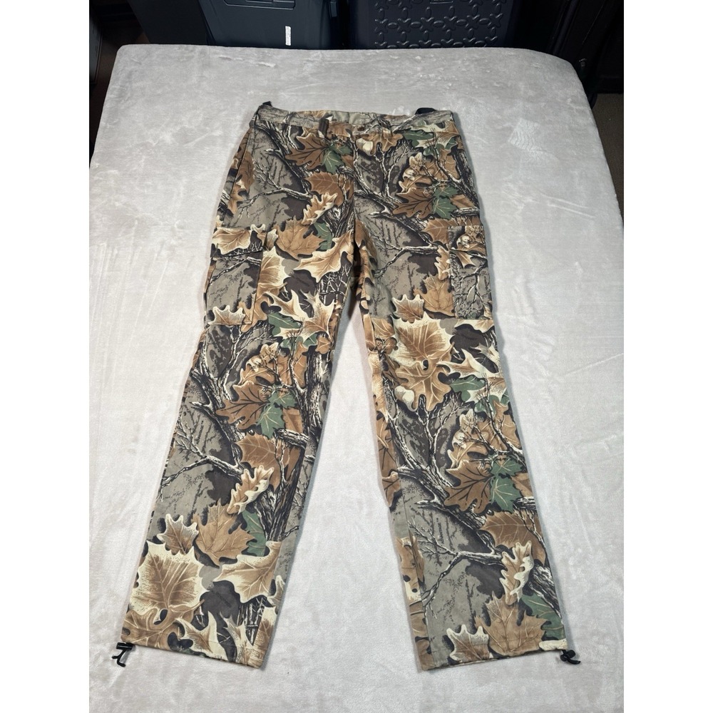 Woolrich Advantage Camo Cargo Pants Mens Size Large Hunting Fishing Outdoors